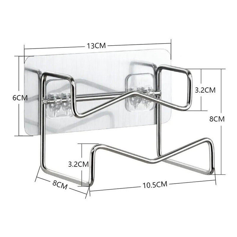 Colgador Autoadhesivo Ideal Para Colgar Perchas Y Ganchos
