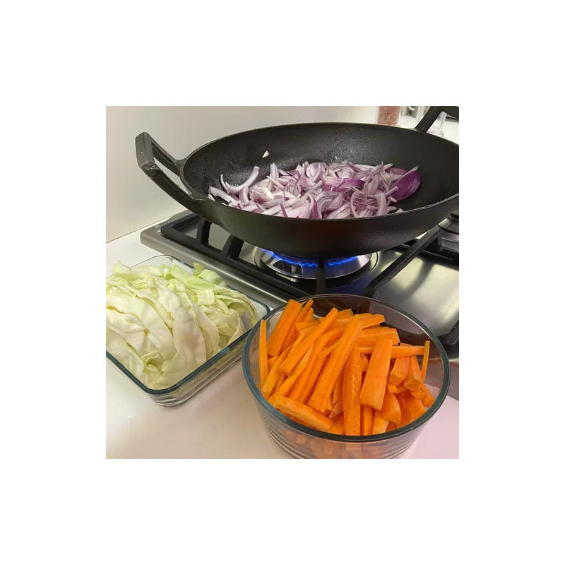 Wok Hierro Fundido 36 X 10 Cm Redondo - Norplat