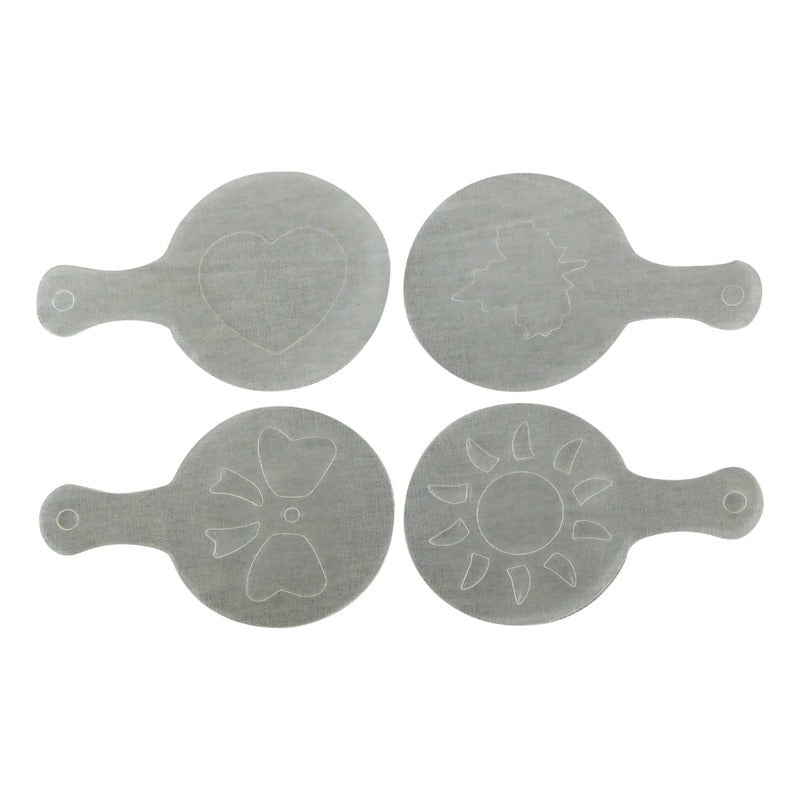 Pack X16 Plantillas Para Decorar Pan (stencils) - Cukin