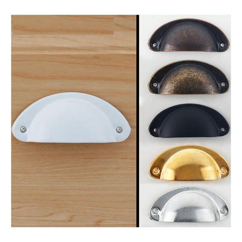 Set 12 Tiradores Para Muebles Cocina Cajón Manilla - Norplat