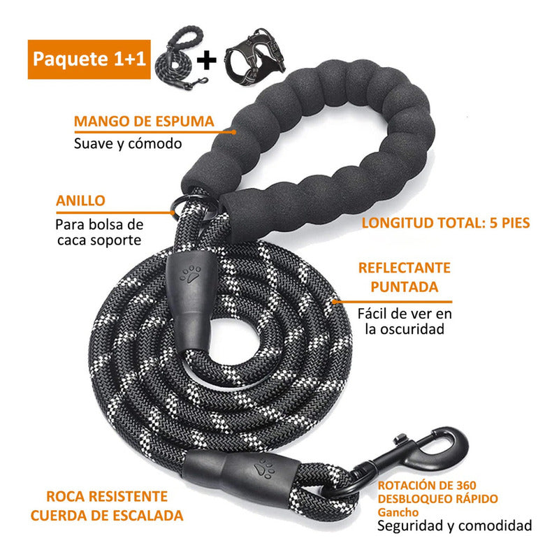 Norplat Pechera Perro Arnes Anti Tirones Reflectante