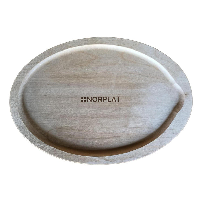 Sarten Hierro Fundido 24.5 Cm Con Base Madera - Norplat