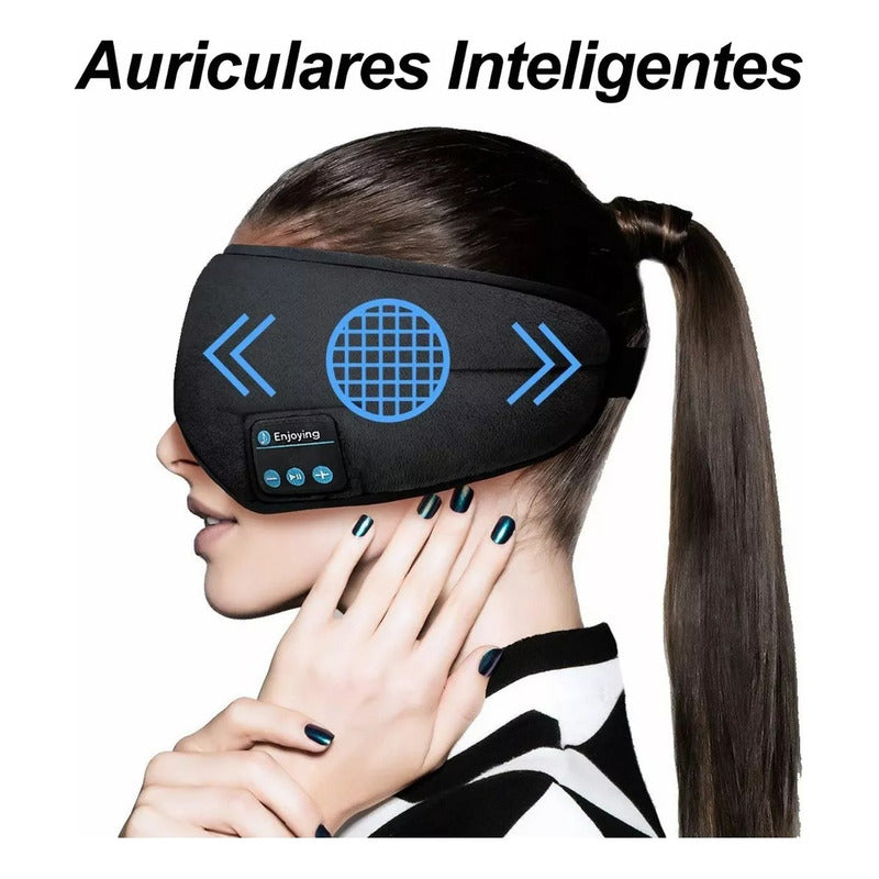 Antifaz Audífonos Bluetooth Inalámbricos Para Dormir Estéreo