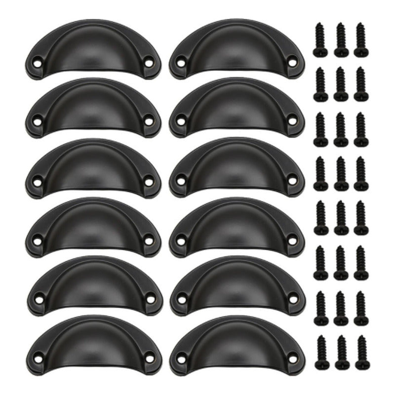 Set 12 Tiradores Para Muebles Cocina Cajón Manilla - Norplat