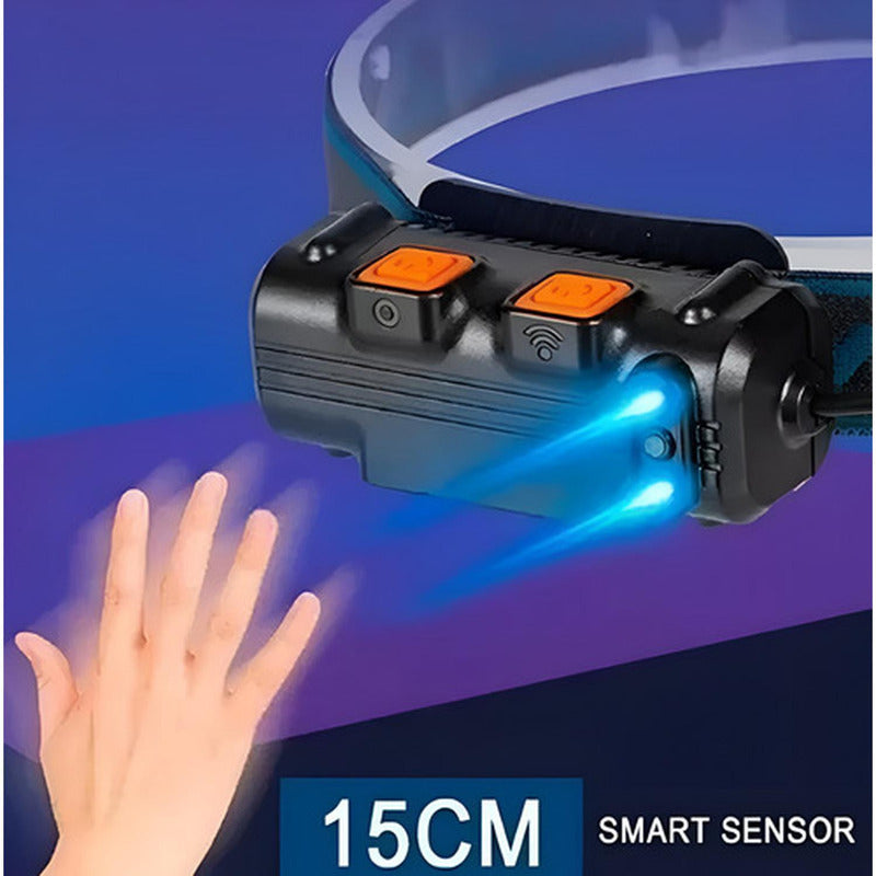 2 Linterna De Cabeza Recargable Led Potente Cintillo Norplat