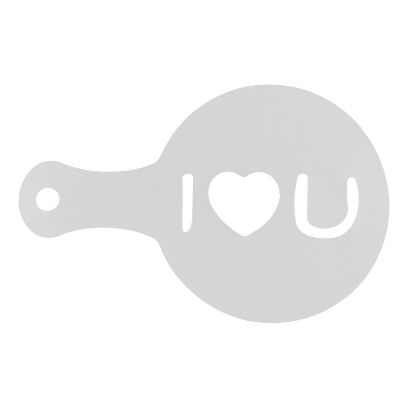 16 Plantillas Stencils Decorar Cafes Pan Cupcakes - Norplat