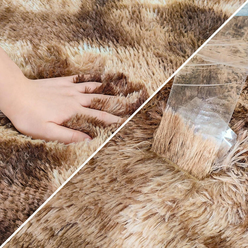 Alfombra Bajada De Cama Peluda 160x60cm 3cm Suave - Norplat