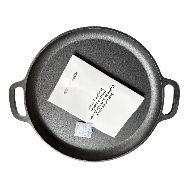 Molde Pizza 34cm Pizzera Argentina Hierro Fundido - Norplat