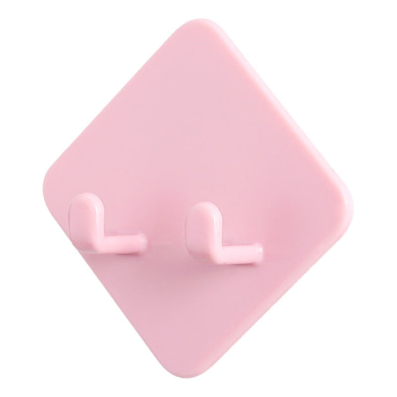 Pack De 5 Ganchos Dobles Auto Adhesivos Ideal Cocina Baño