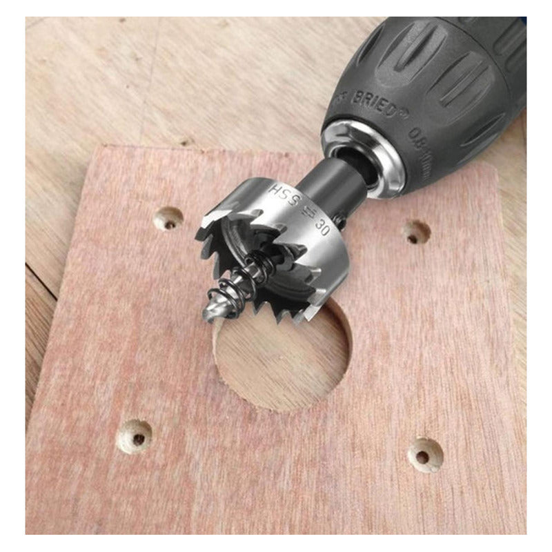 Juego De 5 Brocas Copa Corona Perforadora Metal - Norplat