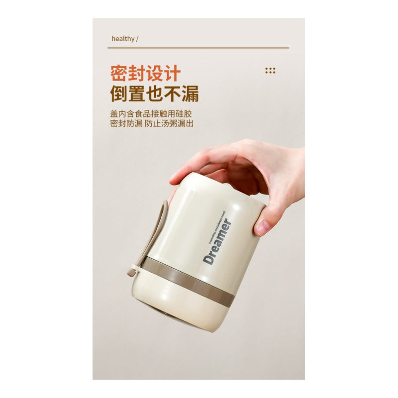 Termo Comida Acero Inoxidable 500ml Con Cuchara - Norplat