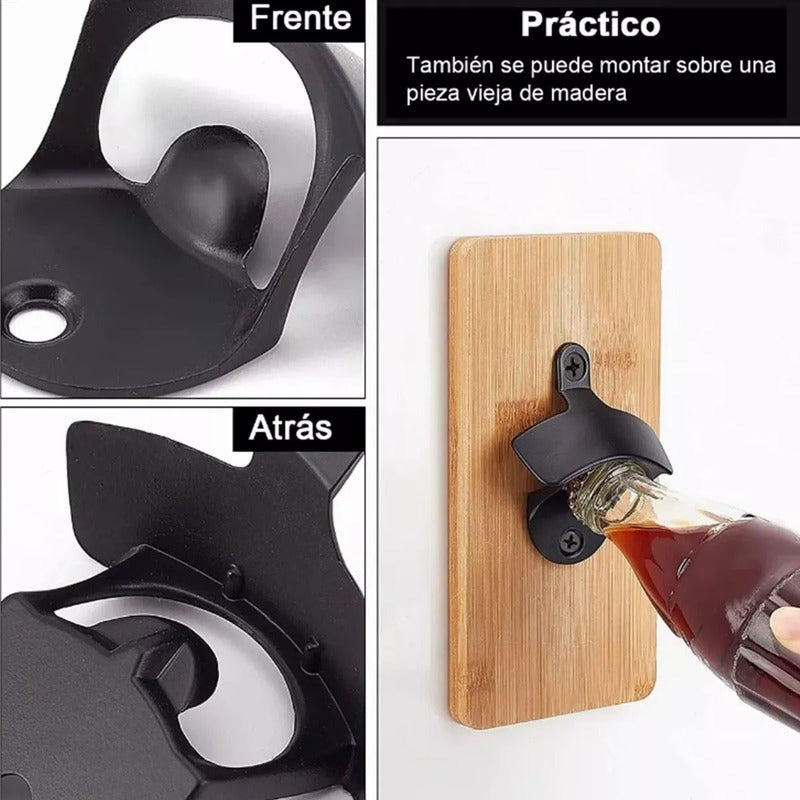 10 Destapador Abridor Botellas Cerveza Montaje Pared Norplat