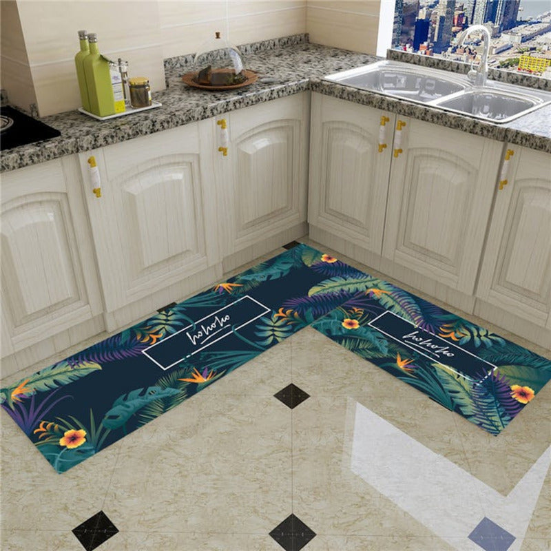 2 Alfombras Cocina Piso Entrada Baño Antideslizante Norplat