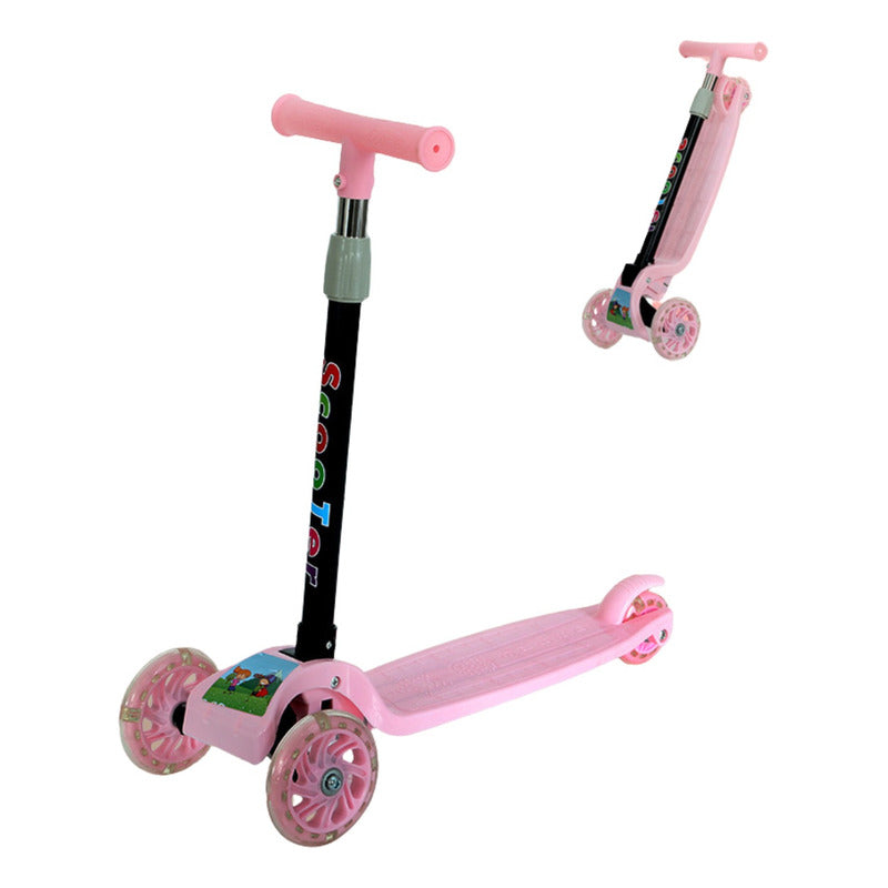 Scooter Rebelde Kids Con Luces Para Niños / Niñas