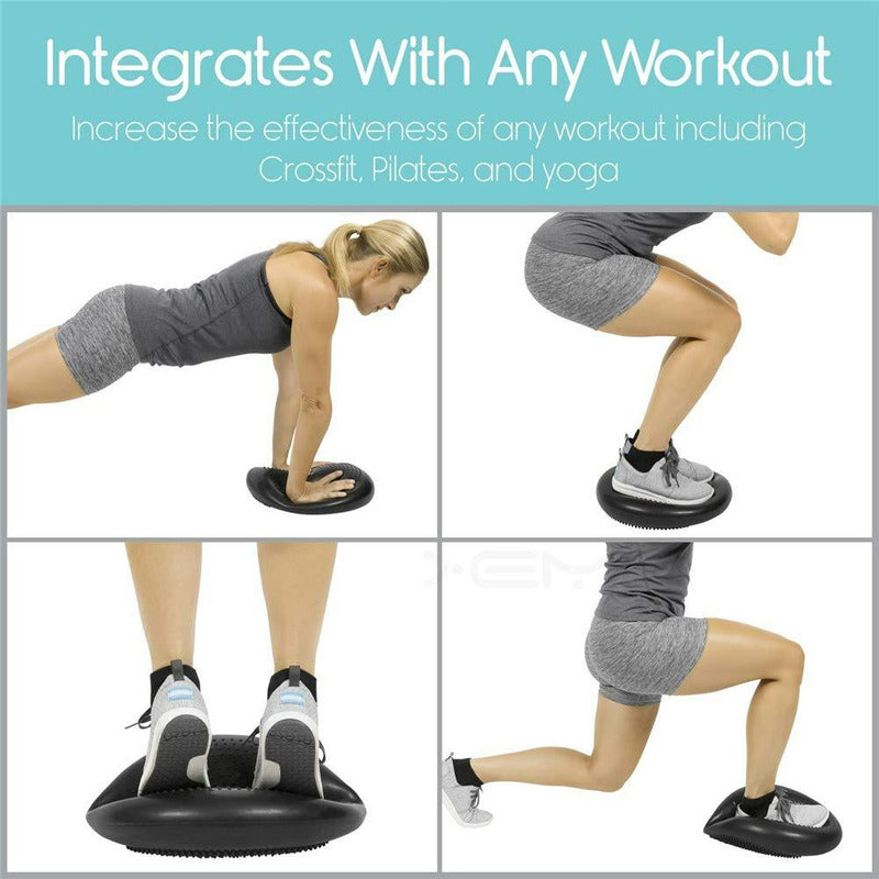 Disco De Balance Y Equilibrio Mini Bosu Erizo Yoga - Norplat