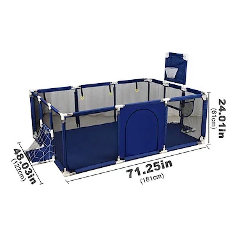 Corral Para Bebe Con Aro De Basket 180cm Seguridad - Norplat