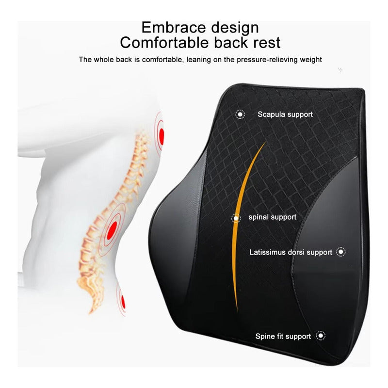 Cojín Lumbar Ortopédico Para Espalda Norplat Soporte Dorsal