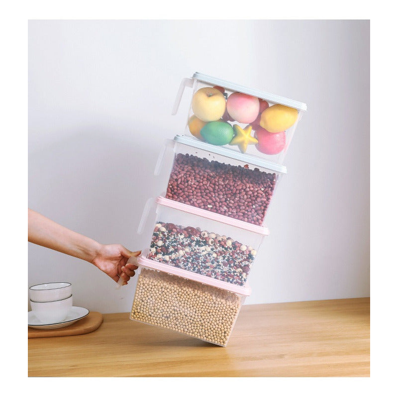 Caja Organizadora Para Refrigerador Con Tapa Y Mango - Cukin