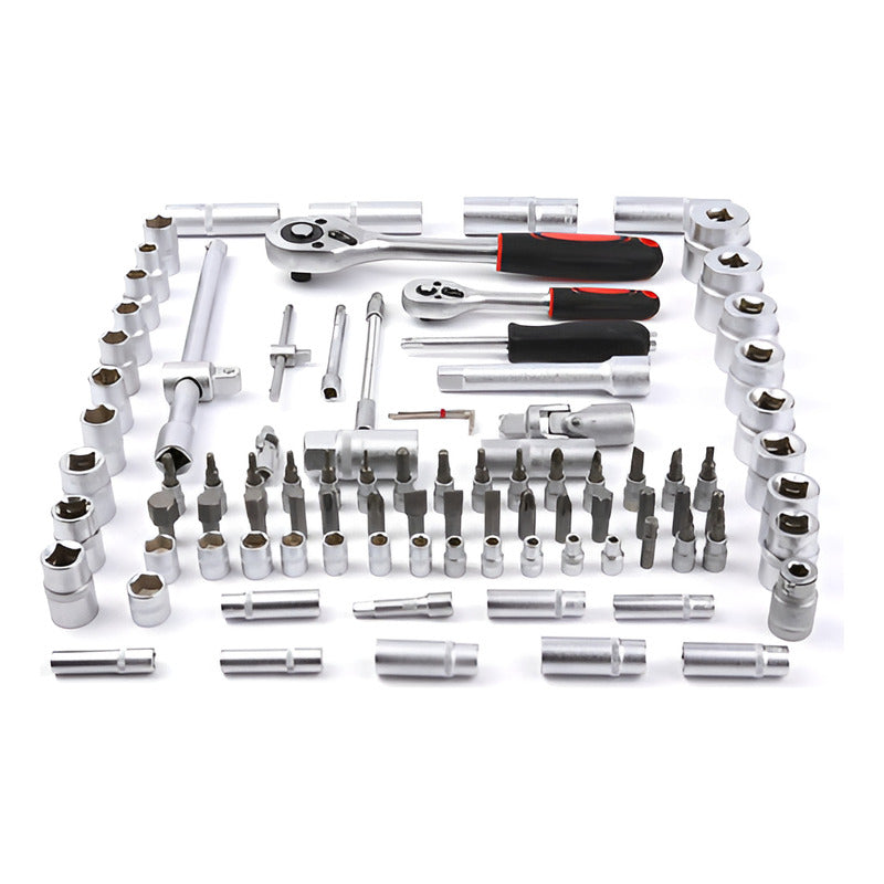 Caja Herramientas Dados Llaves 94 Piezas Acero Crv - Norplat