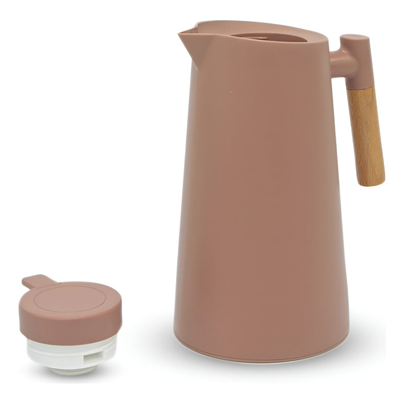 Jarra Termica Norplat 1 Litro Vidrio Aislante Calor Frio