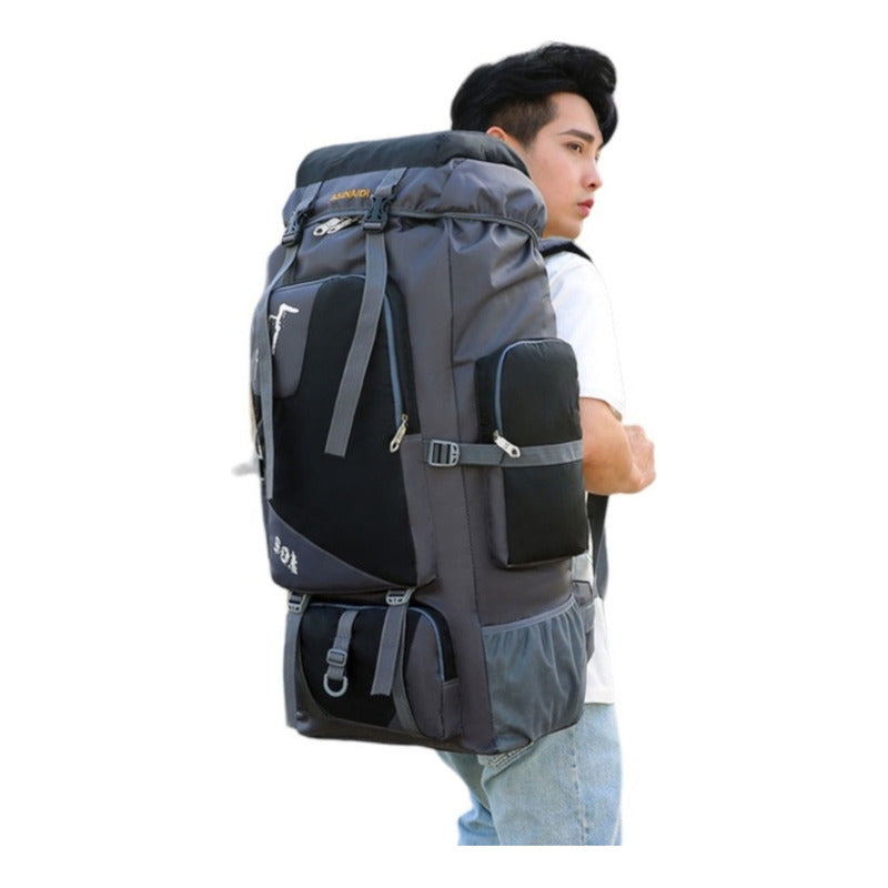 Mochila Impermeable Norplat 90l Para Camping Trekking Viajes