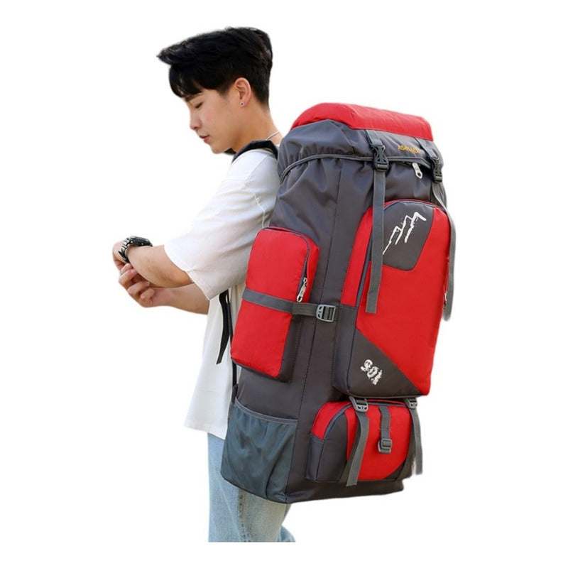 Mochila Impermeable Norplat 90l Para Camping Trekking Viajes