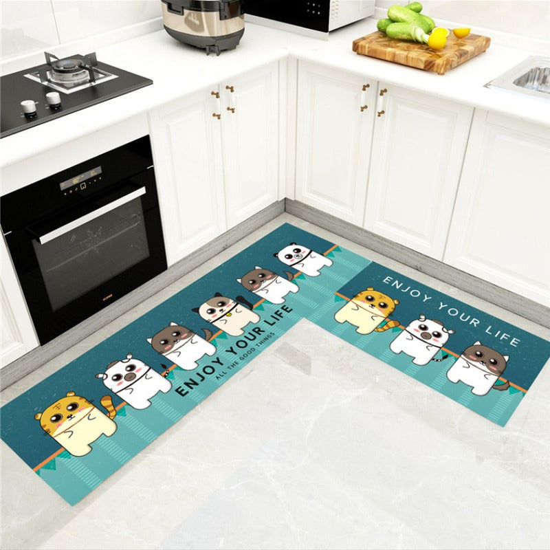 2 Alfombras Cocina Piso Entrada Baño Antideslizante Norplat