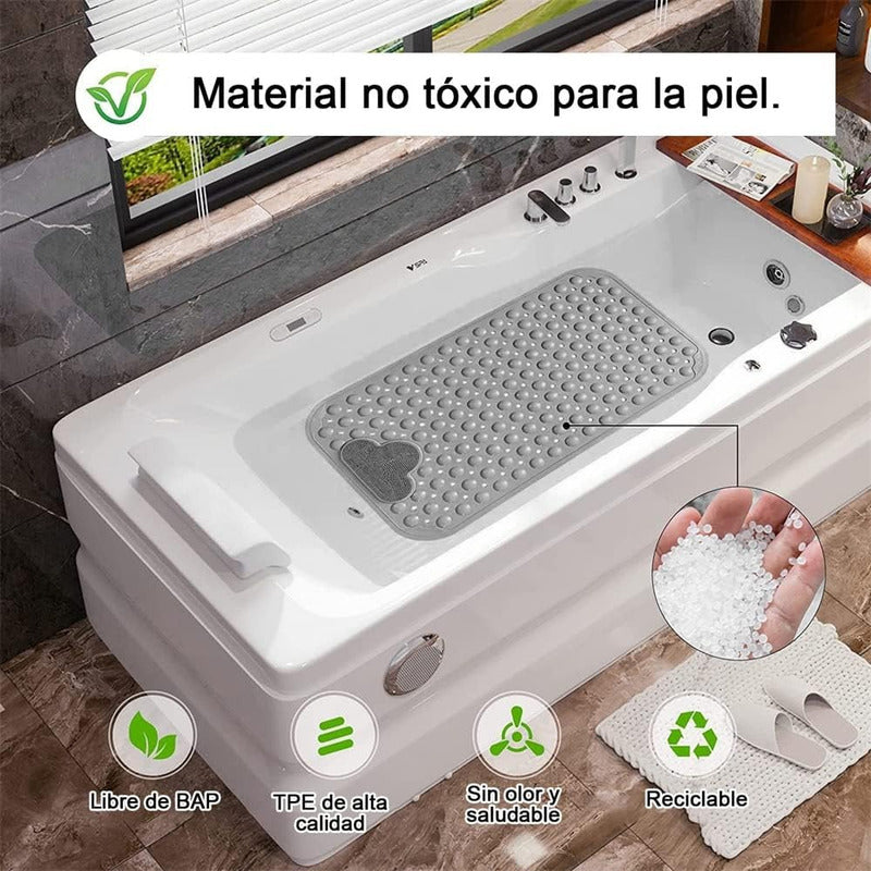 Piso Goma Antideslizante Para Ducha Tinas Alfombra - Norplat