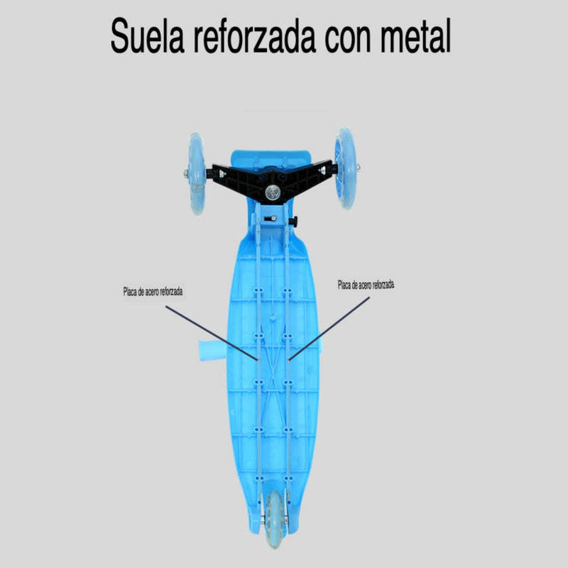 Scooter Rebelde Kids Con Luces Para Niños / Niñas