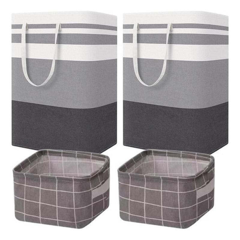 4 Cesto Grande Ropa Sucia Y Lavandería Plegable - Norplat