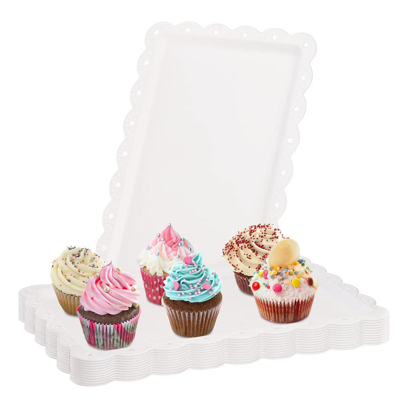 Set 2 Bandejas Rectangular Norplat Ideal Para Brazo De Reina