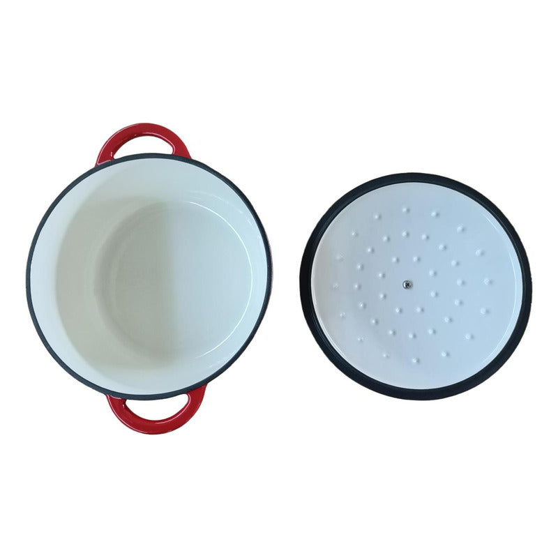 Olla De Hierro Fundido Esmaltada 24 Cm 3.5 Lts - Norplat