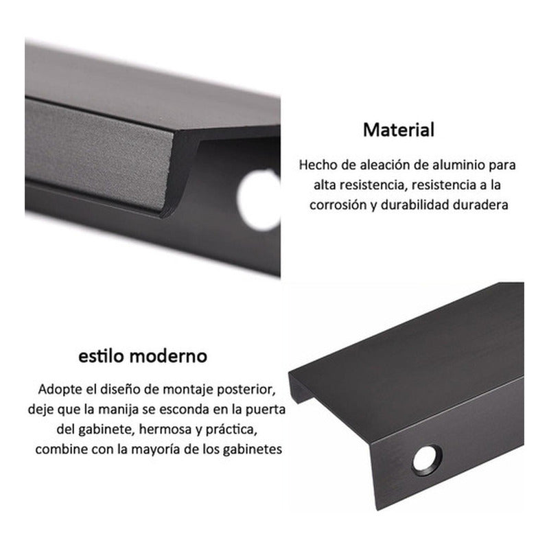 10 Tiradores Para Muebles Cocina Tornillos Manillas Norplat