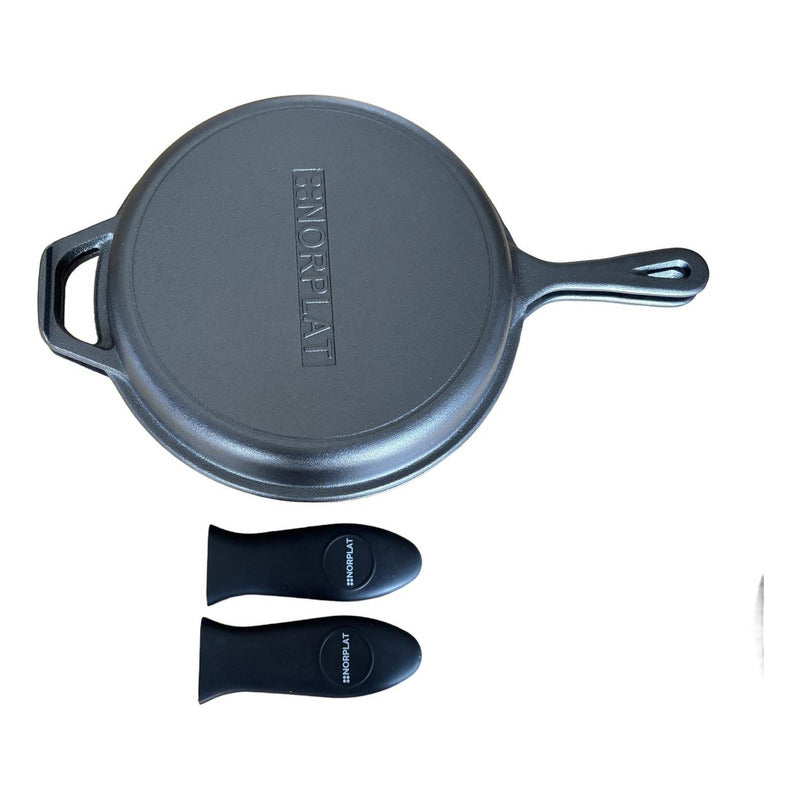 Dutch Oven Norplat Ø26cm 2 Sartenes Hierro Fundido + 2 Grip