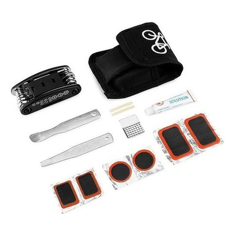 Herramientas Bicicletas Parche Pinchazo Reparación Norplat Negro