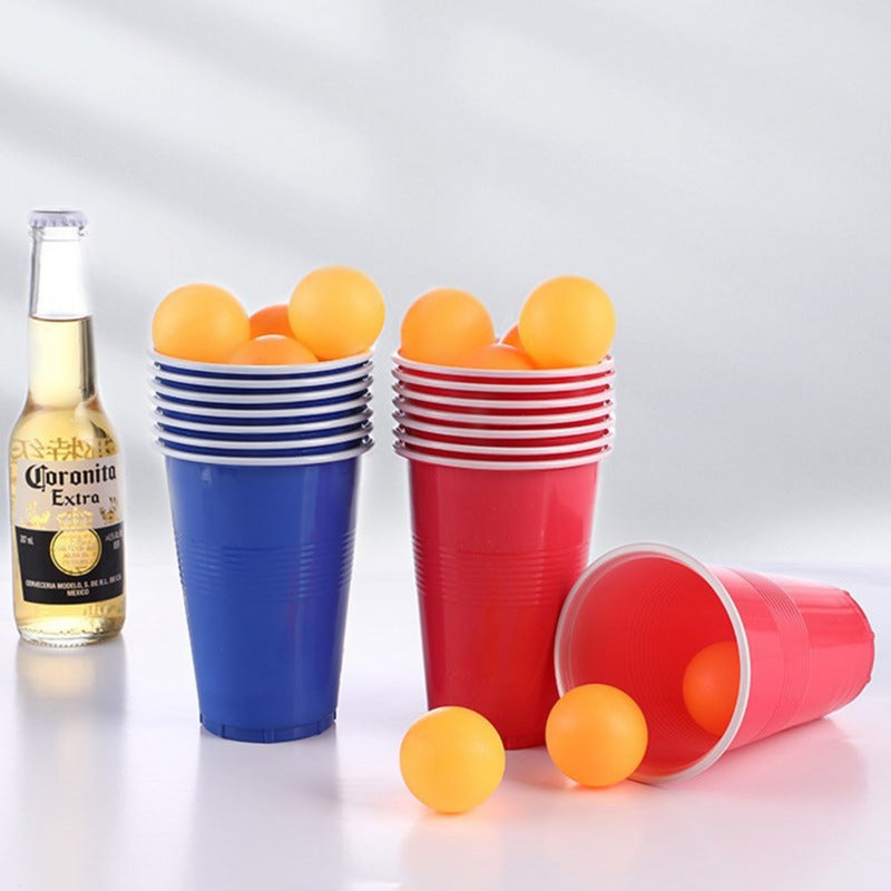 100 Vasos Plásticos Pp 16 Oz / 500 Cc Ml Para Fiesta - Cukin