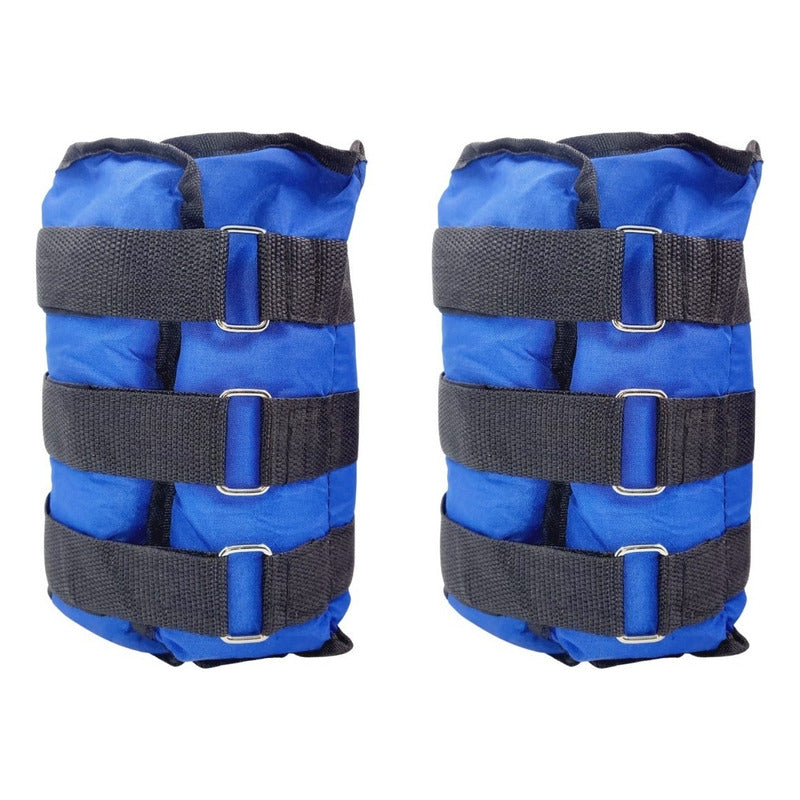 Set 2 Pesas Tobilleras Muñequeras 5 Kg C/u (10kg) - Norplat
