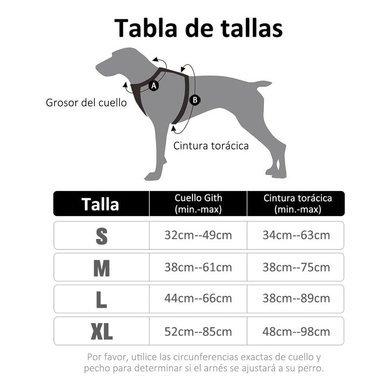 Norplat Pechera Perro Arnes Anti Tirones Reflectante