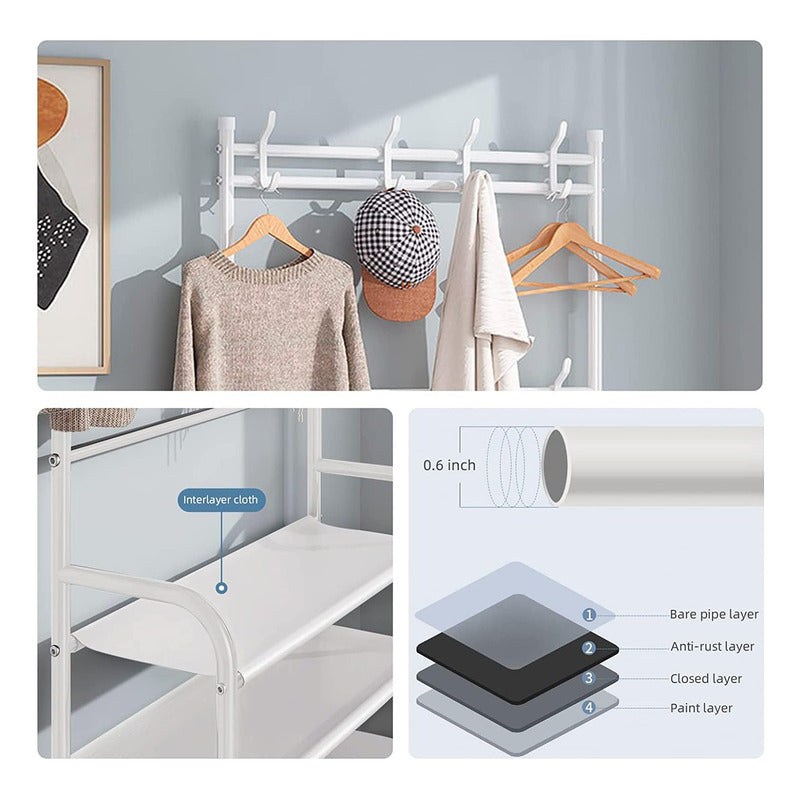Organizador De Zapatos Colgador Perchero 5 Niveles - Norplat