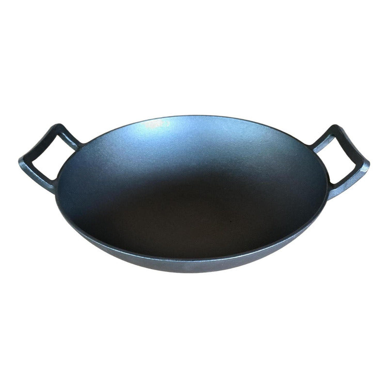 Wok Hierro Fundido 36 X 10 Cm Redondo - Norplat