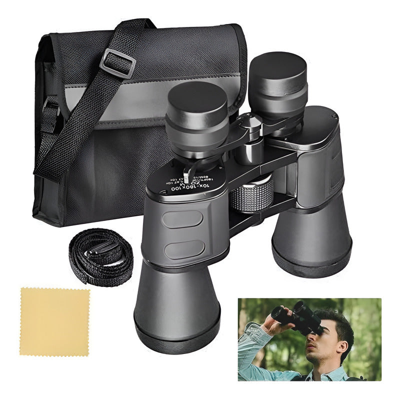Binoculares Profesionales Norplat 10x-180x100 Estuche Correa