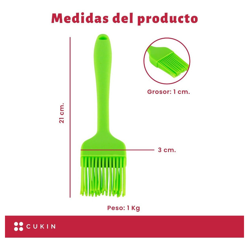 Pincel Brocha De Silicona Para Cocina - Cukin
