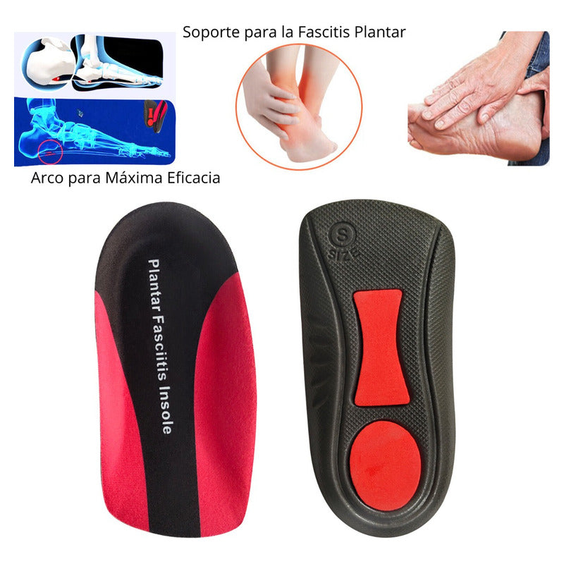 Par Talonera Fascitis Plantar Deporte Casual 2.3cm Altura