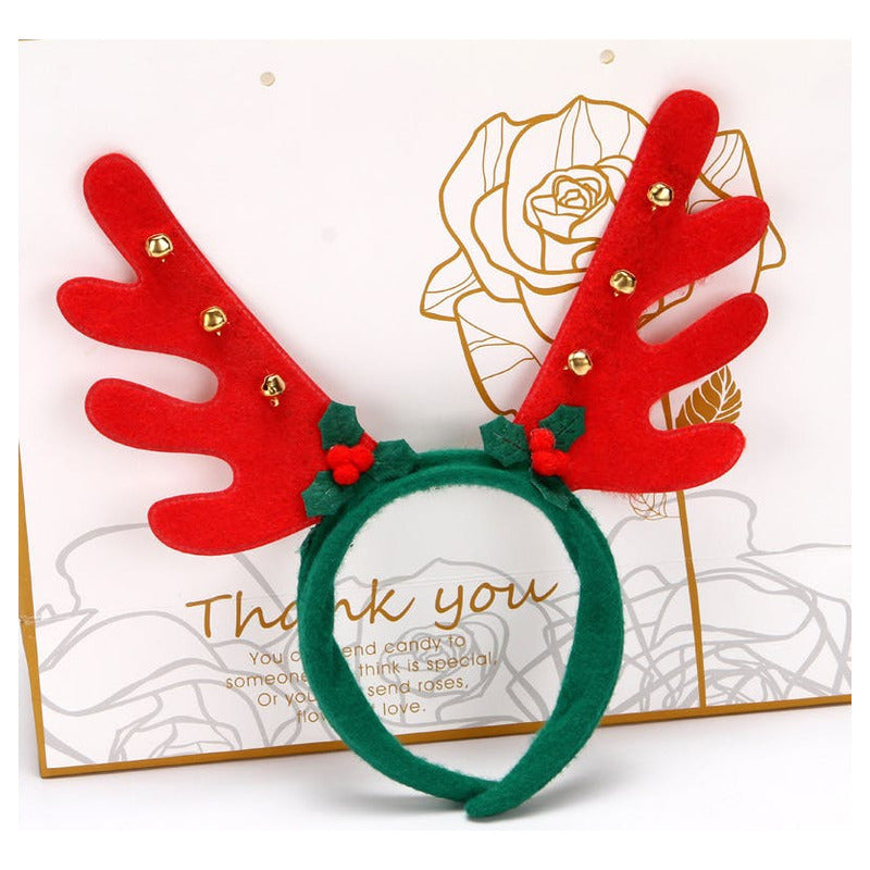 Pack 6 Cintillo Reno Navidad Orejas Cotillón Tiara - Norplat