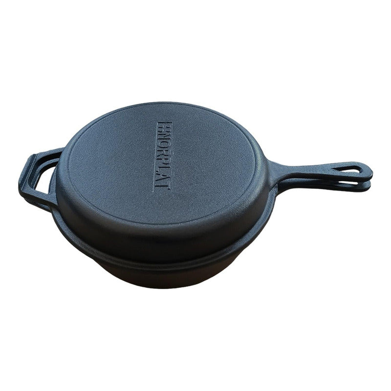 Cacerola + Sartén Norplat De Hierro Fundido Dutch Oven Ø26cm