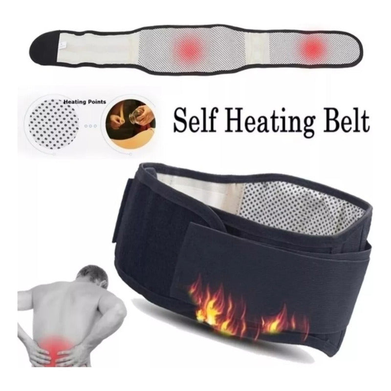 Faja Lumbar Cinturón - Genera Calor - Lumbalgia - Norplat