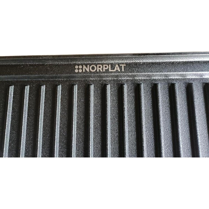Plancha Hierro Fundido Churrasquera 2 En 1 50x25cm - Norplat