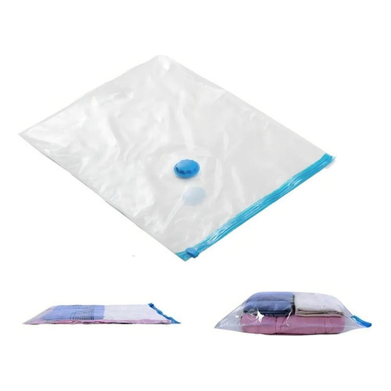 Set 10 Bolsas Al Vacio P/ Ropa Viaje Sellado 90x120 Norplat