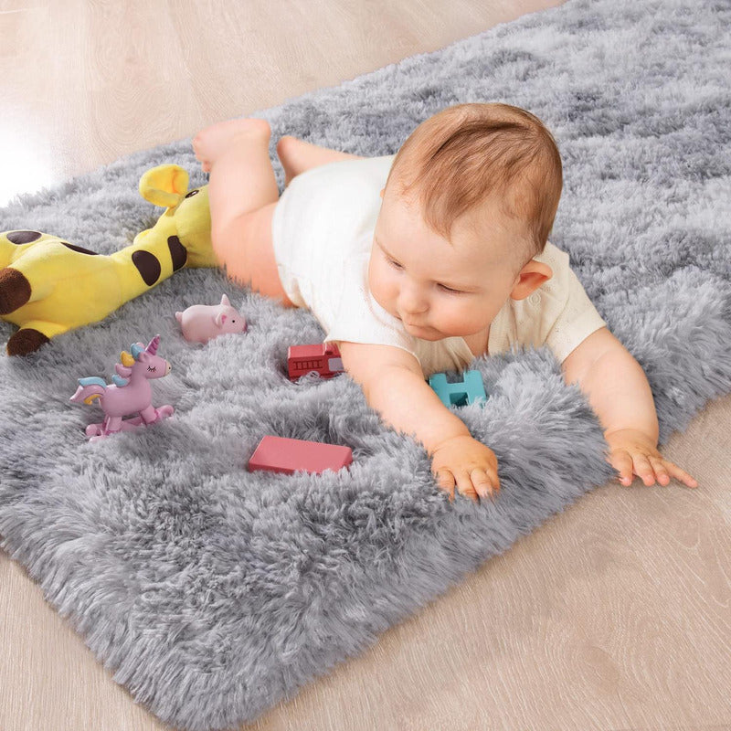 Alfombra Bajada De Cama Peluda 160x60cm 3cm Suave - Norplat