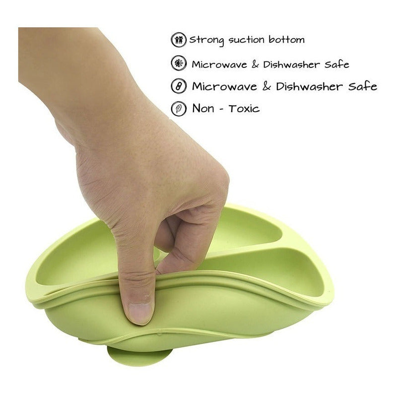 Plato De Silicona De Succión Y Ventosa (niño-niña) - Norplat
